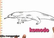 Gambar Komodo Mudah